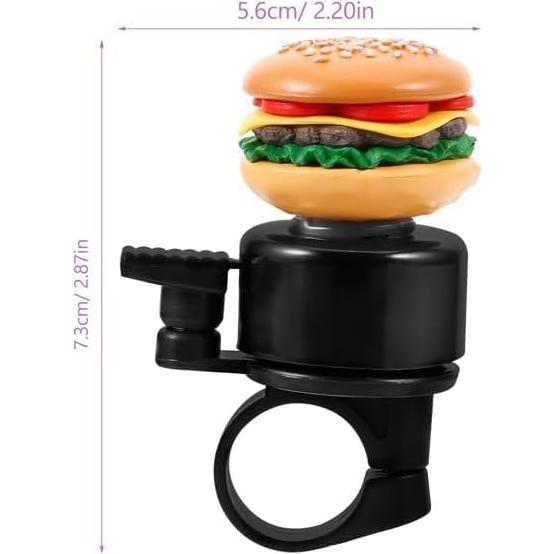Timbre de bicicleta divertido ZhangyiHot hamburguesa grande