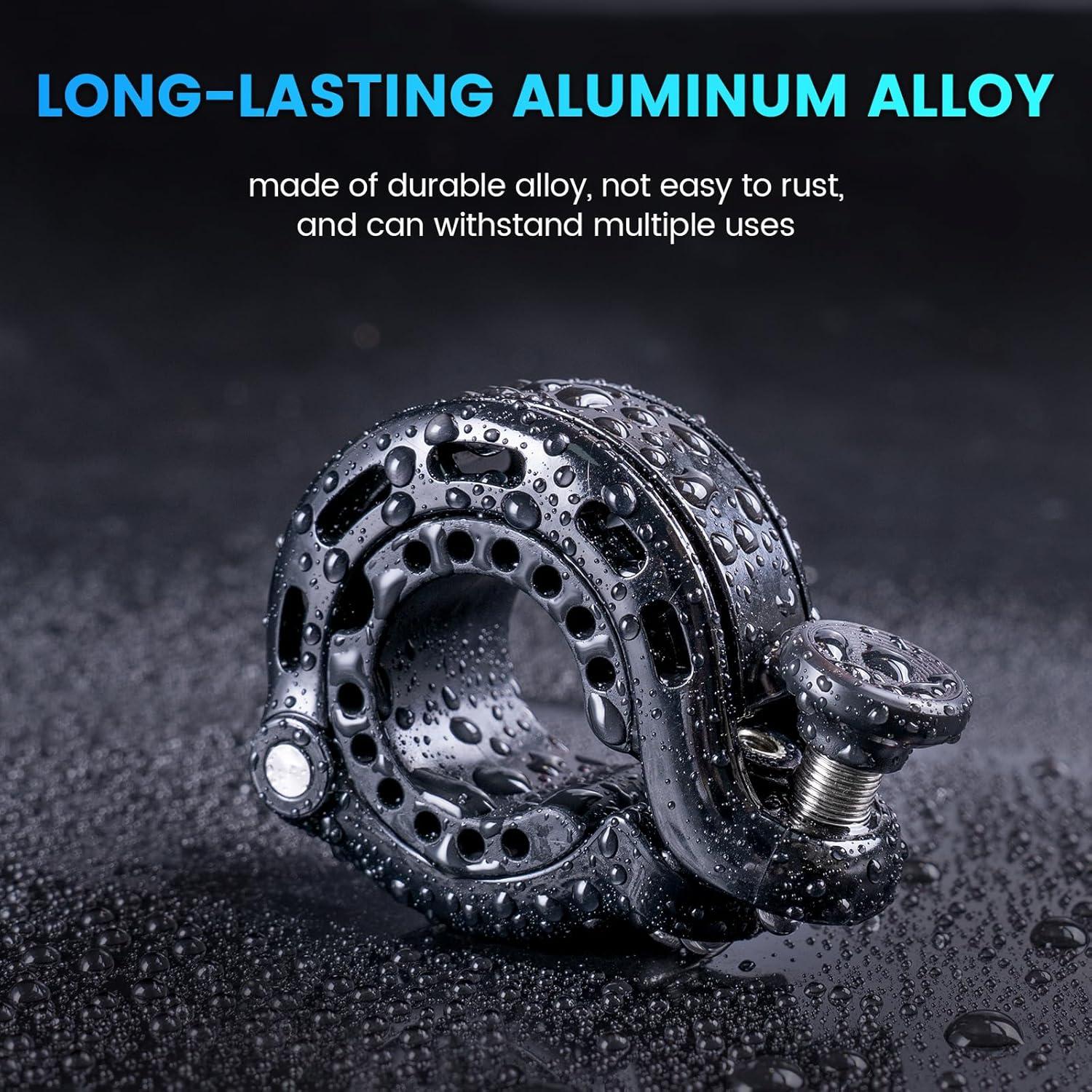 Timbre de Bicicleta RAVEMEN Q1 Aluminio 110DB Manillar 22.2-31.8mm