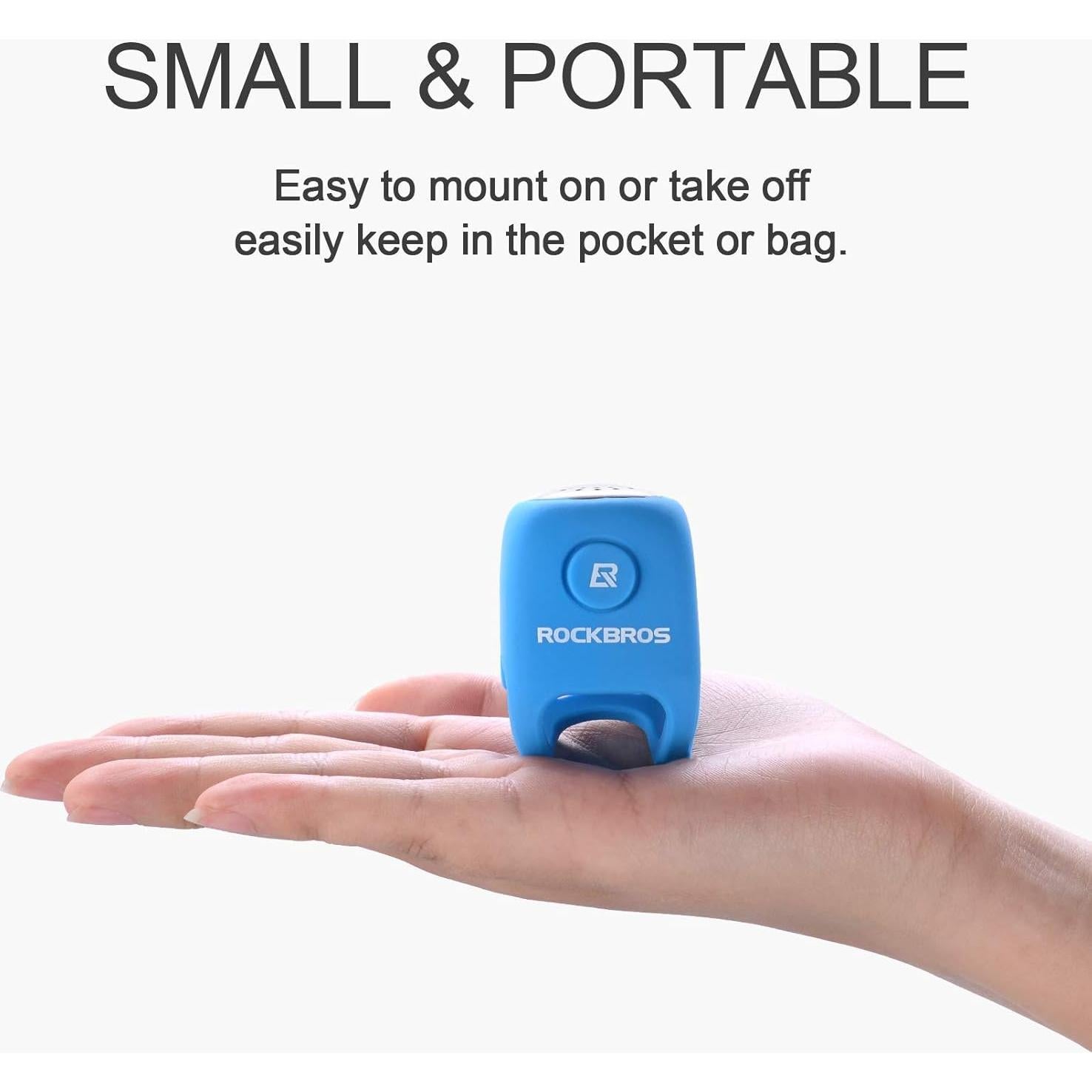 Claxon Eléctrico ROCKBROS para Bicicleta Resistente al Agua