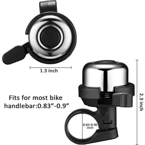 Timbres de Bicicleta Summer Lemon - 2 Piezas, Sonido Fuerte