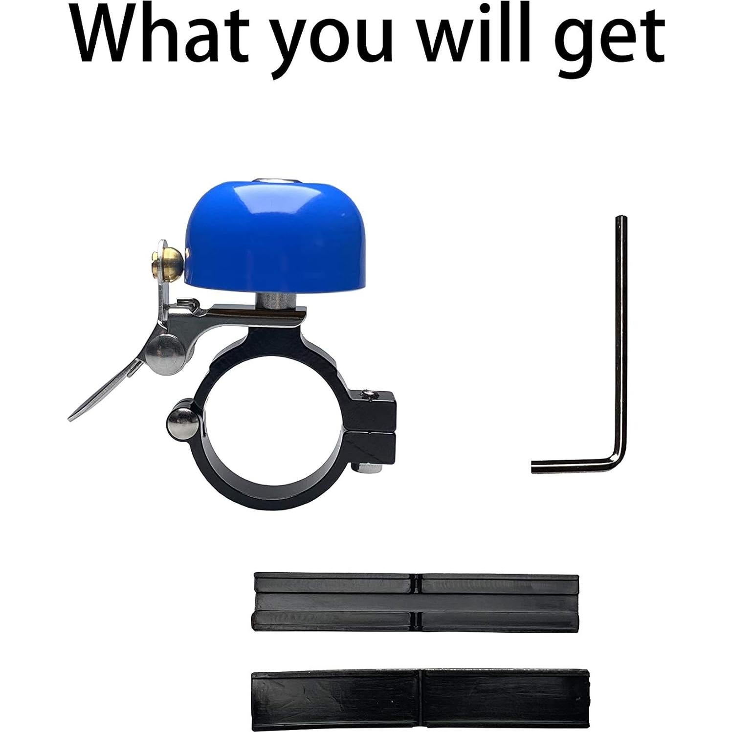 Campana de Bicicleta Zotemo de Latón, Sonido Fuerte, Ajustable