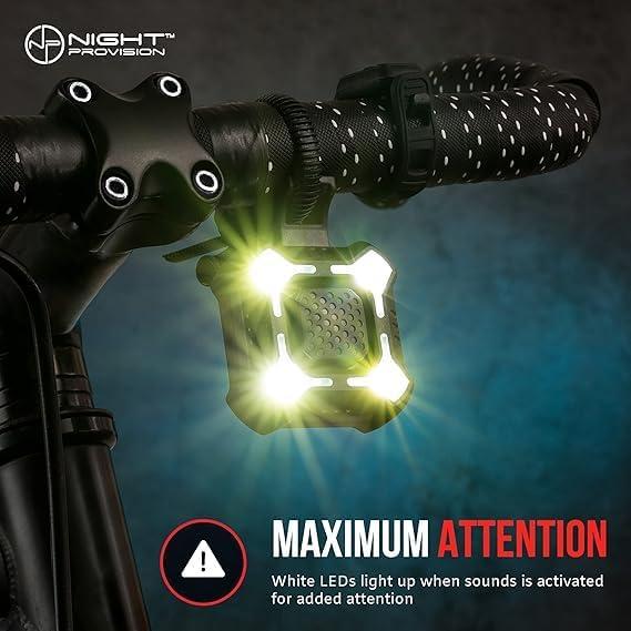 Bocina de Bicicleta ZIREN NP NIGHT PROVISION 120-140dB LED IPX4