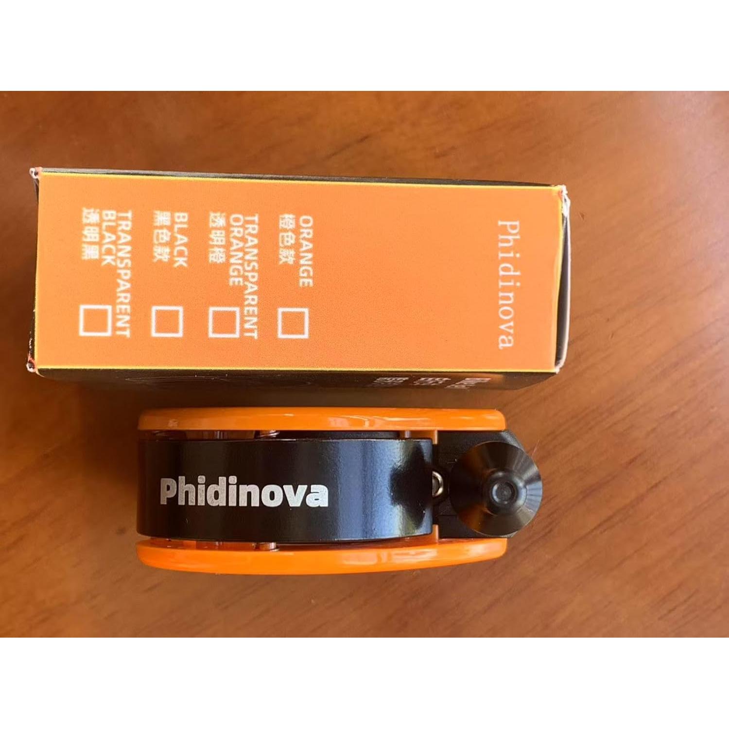 Timbre de Bicicleta Oculto Phidinova EH-1 100db Naranja Claro