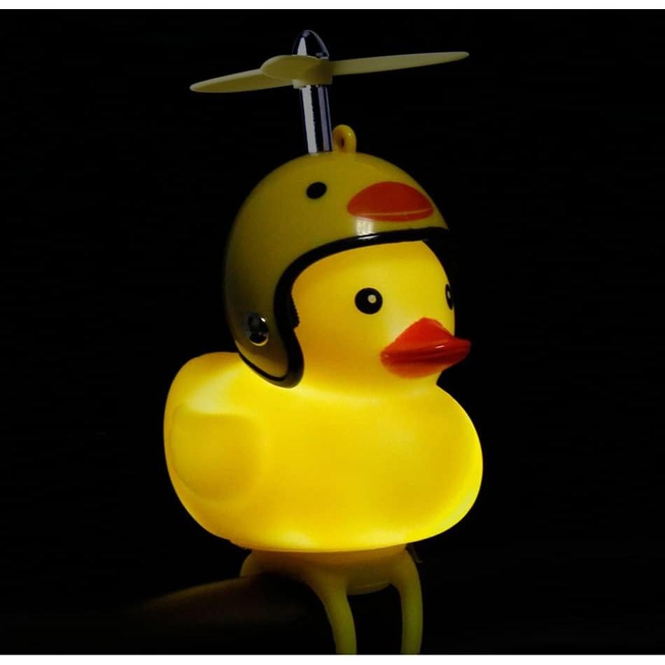 Campana de Bicicleta Omeet Pato Amarillo con Luz LED