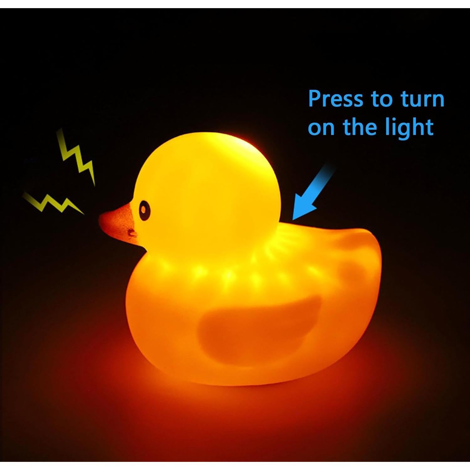 Campana de Bicicleta Omeet Pato Amarillo con Luz LED