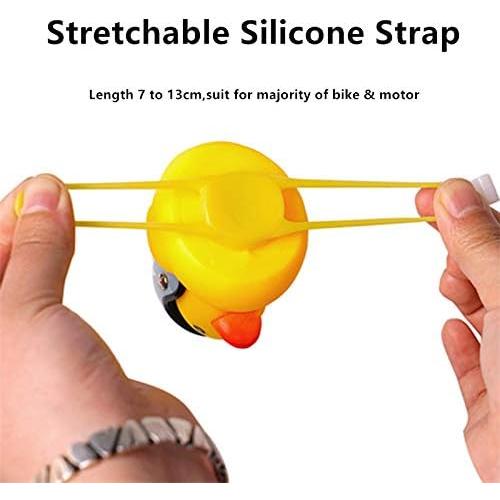 Campana de Bicicleta Omeet Pato Amarillo con Luz LED