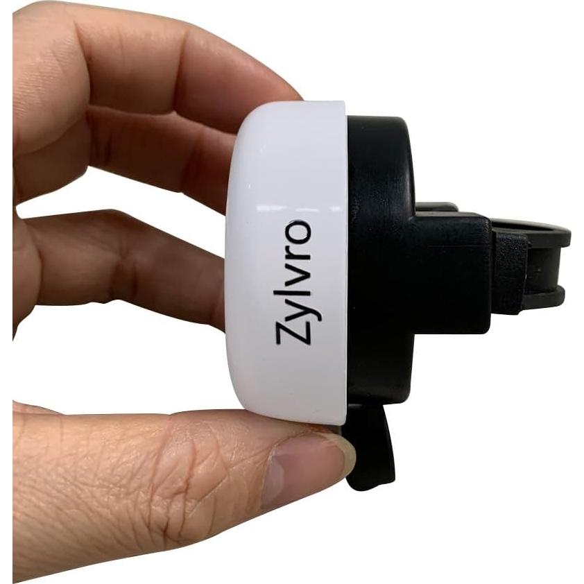 Campana de Bicicleta Zylvro Bell-1 Blanca, Sonido Claro y Fuerte