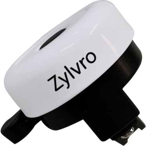 Campana de Bicicleta Zylvro Bell-1 Blanca, Sonido Claro y Fuerte