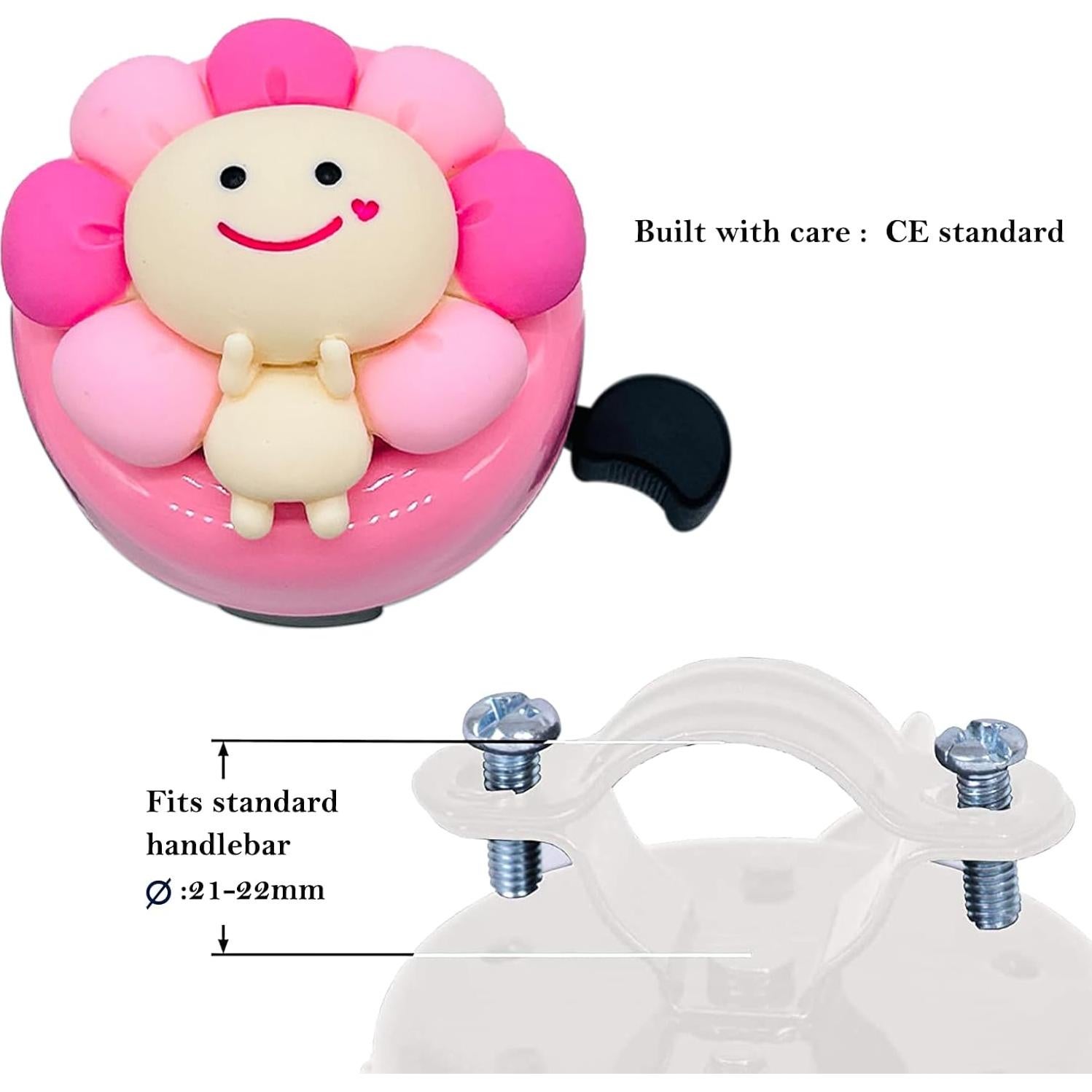 Campana de Bicicleta Collyon ZXCL-1 Rosa para Niñas