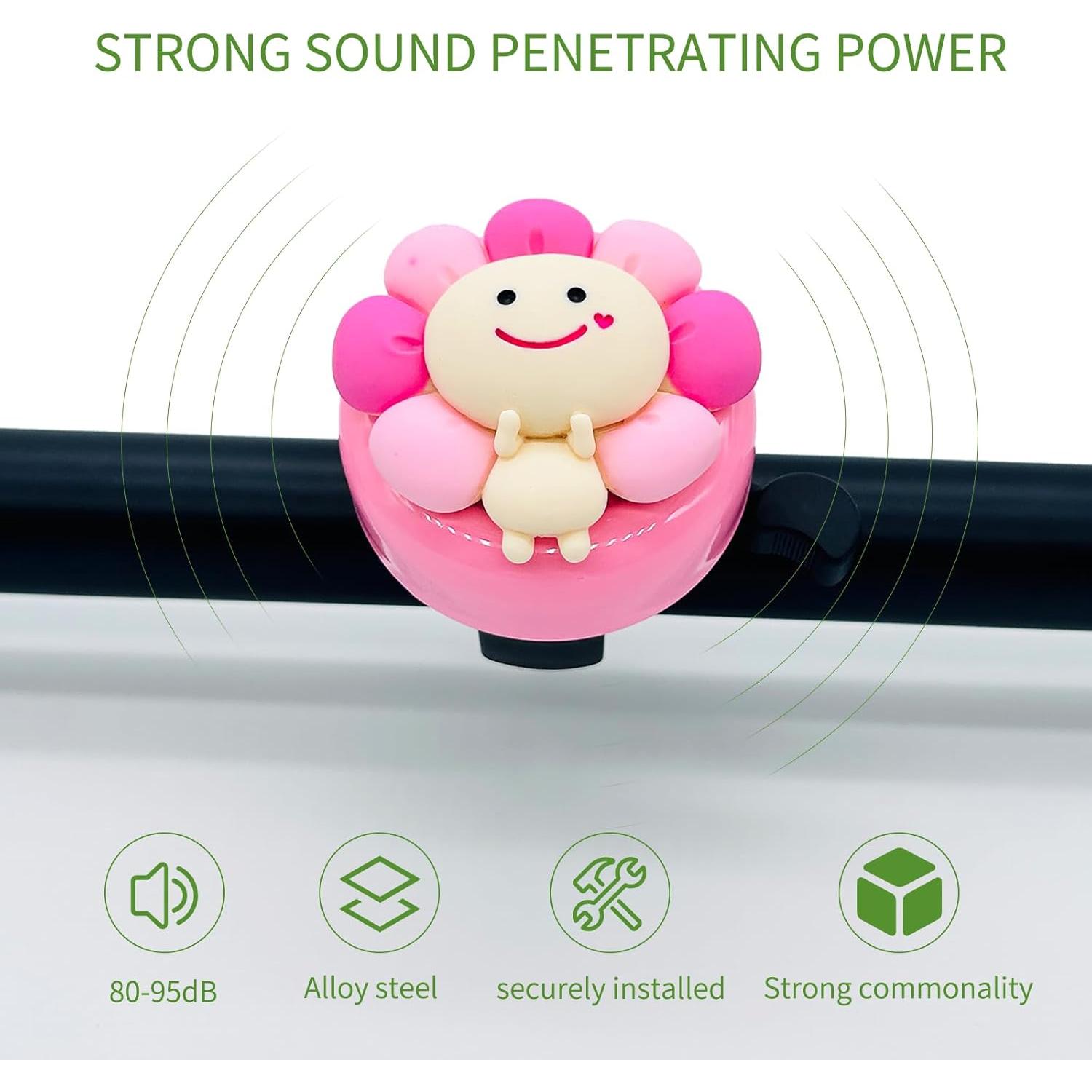 Campana de Bicicleta Collyon ZXCL-1 Rosa para Niñas