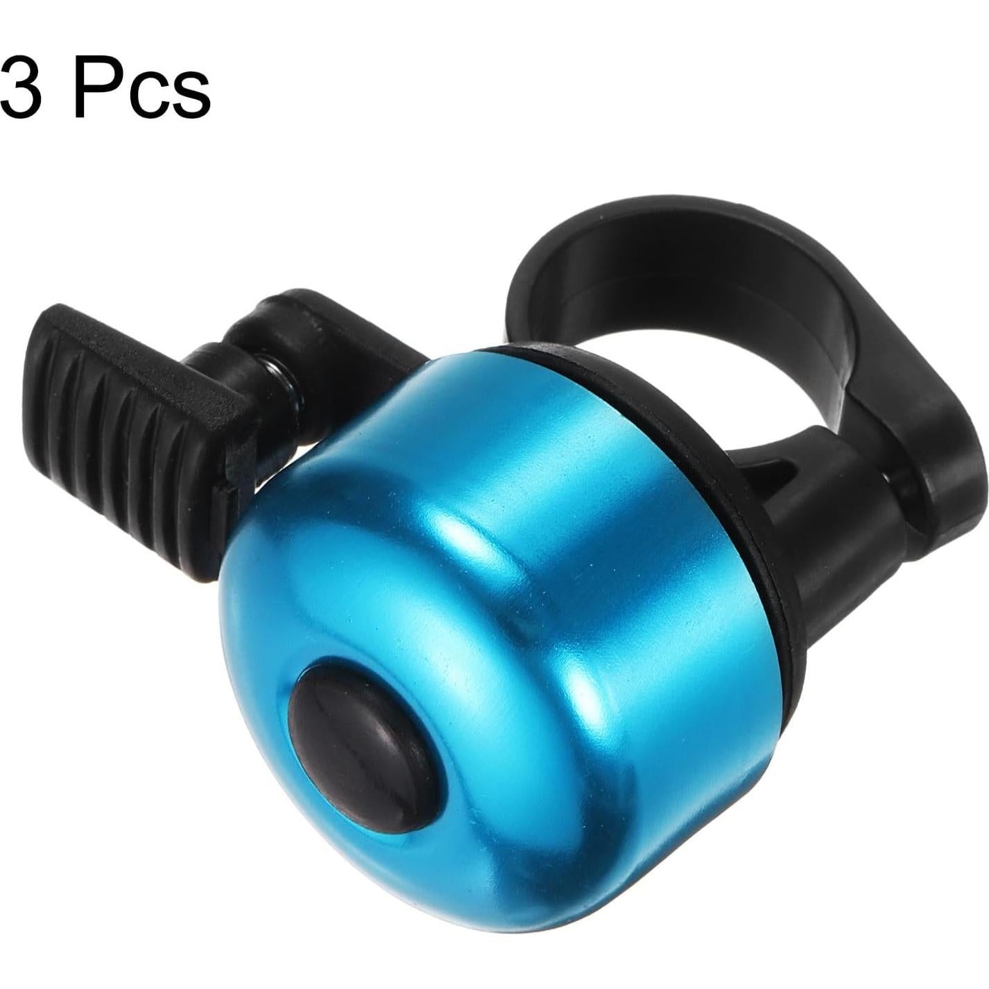 Timbre de bicicleta HARFINGTON de aluminio mini 360° azul