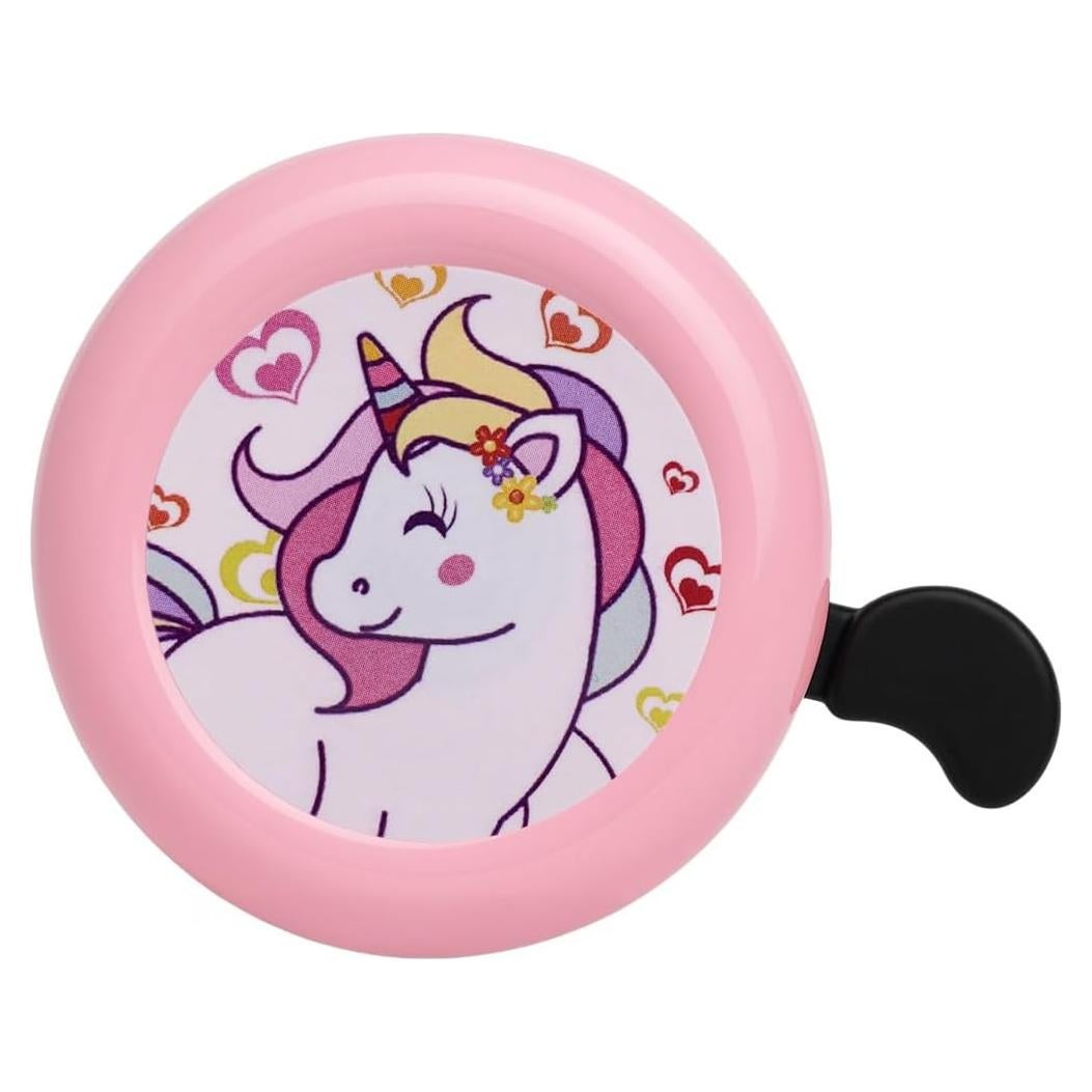 Timbre de Bicicleta Unicornio MINI-FACTORY Rosa para Niñas