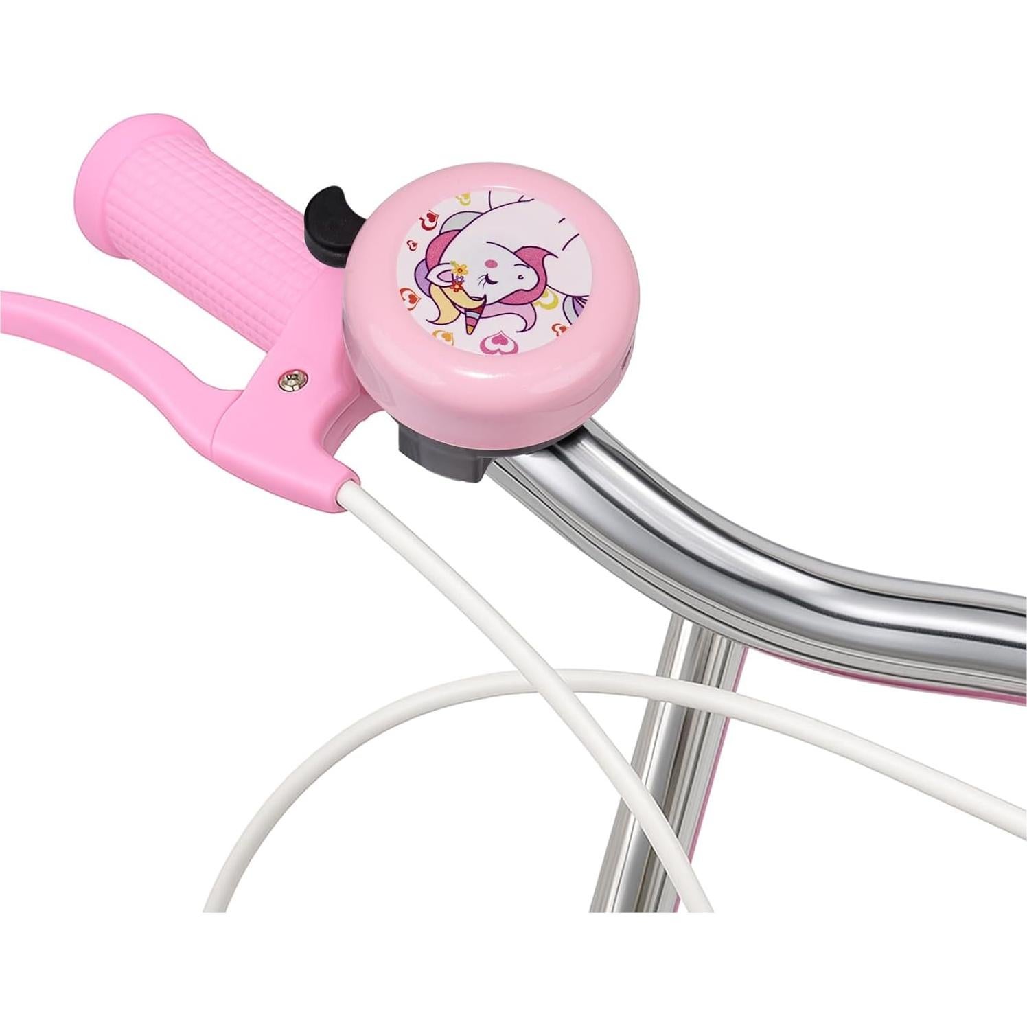 Timbre de Bicicleta Unicornio MINI-FACTORY Rosa para Niñas