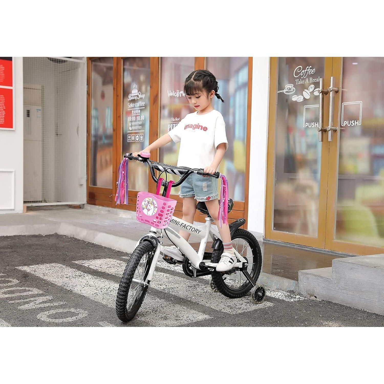 Timbre de Bicicleta Unicornio MINI-FACTORY Rosa para Niñas