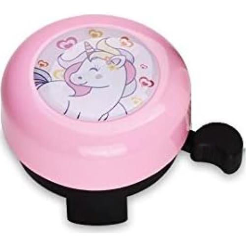 Timbre de Bicicleta Unicornio MINI-FACTORY Rosa para Niñas
