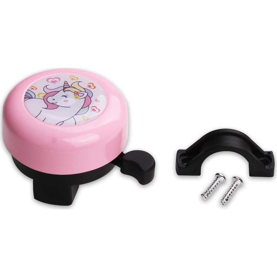 Timbre de Bicicleta Unicornio MINI-FACTORY Rosa para Niñas