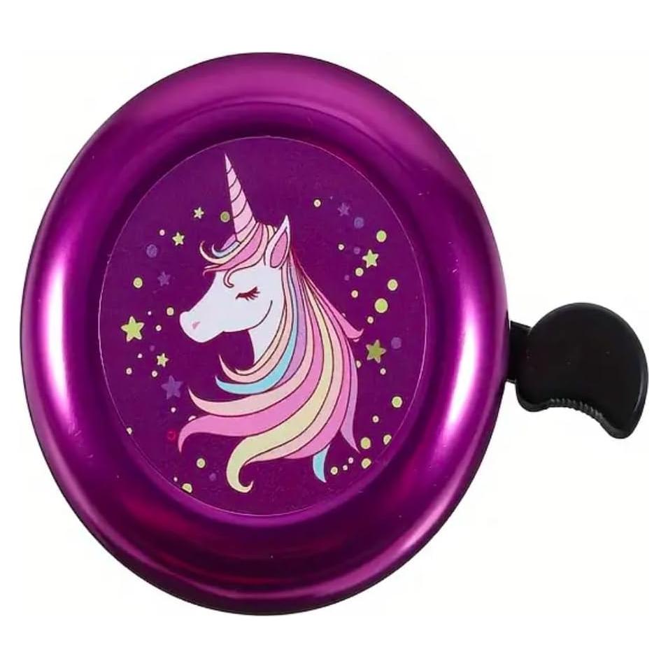 Timbre de Bicicleta para Niños Genérico Unicornio Arcoíris