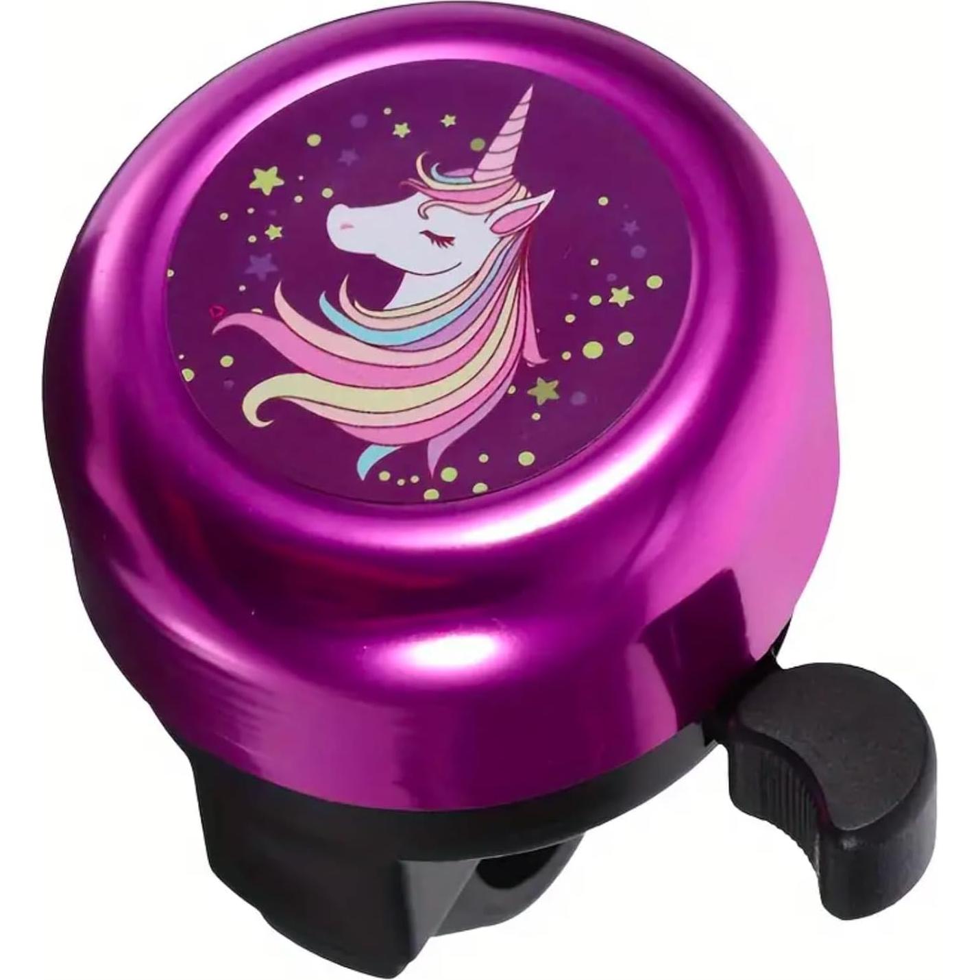 Timbre de Bicicleta para Niños Genérico Unicornio Arcoíris