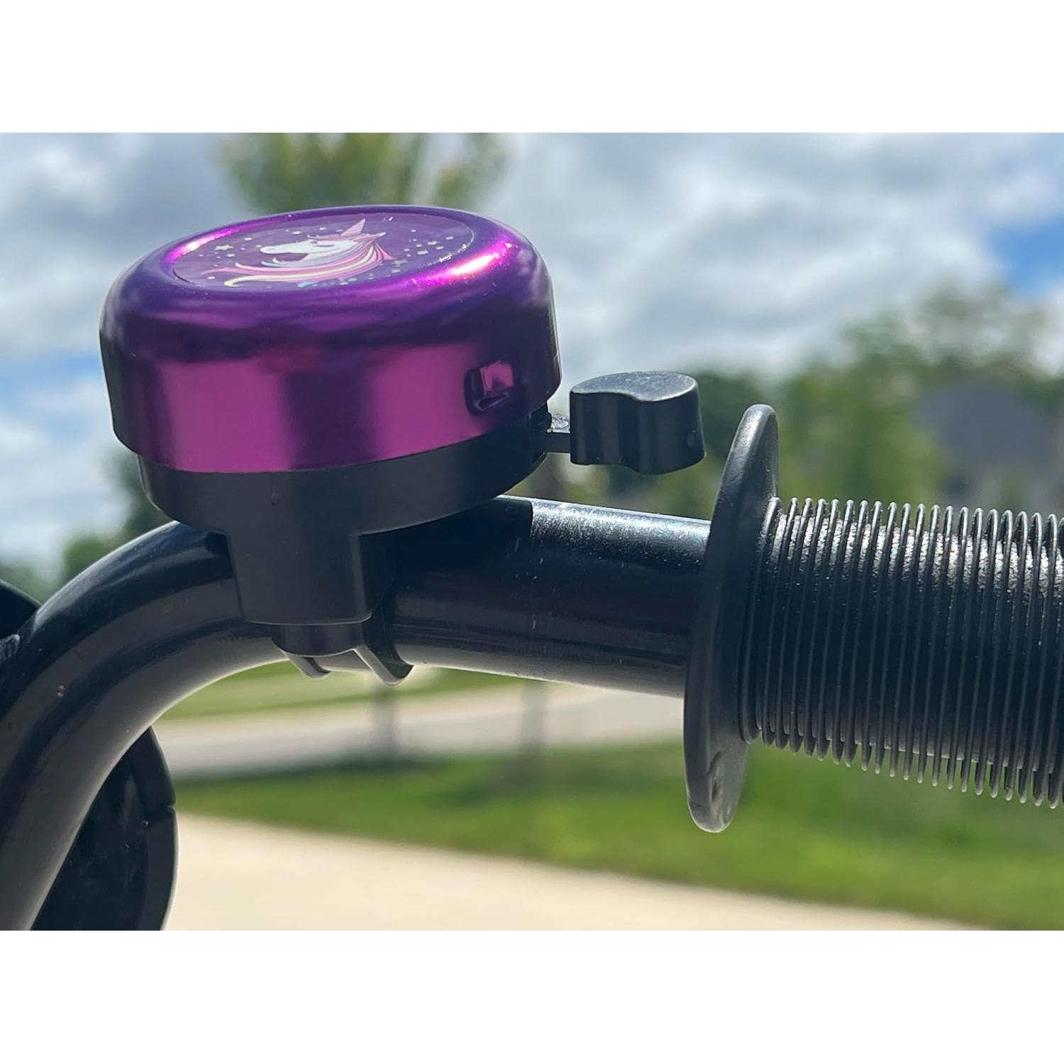 Timbre de Bicicleta para Niños Genérico Unicornio Arcoíris