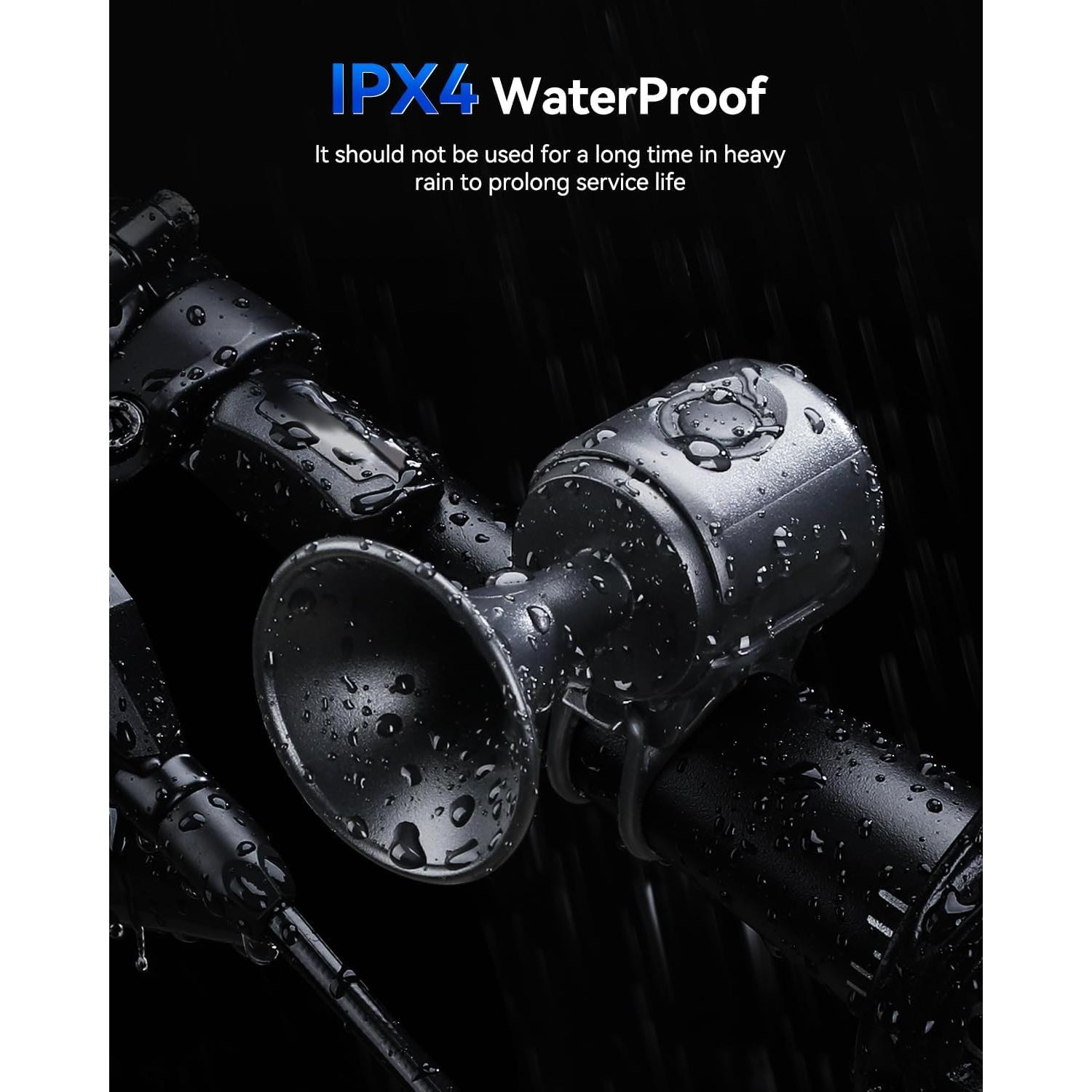 Timbre Eléctrico para Bicicleta EQIIO EH-2 120dB Resistente al Agua