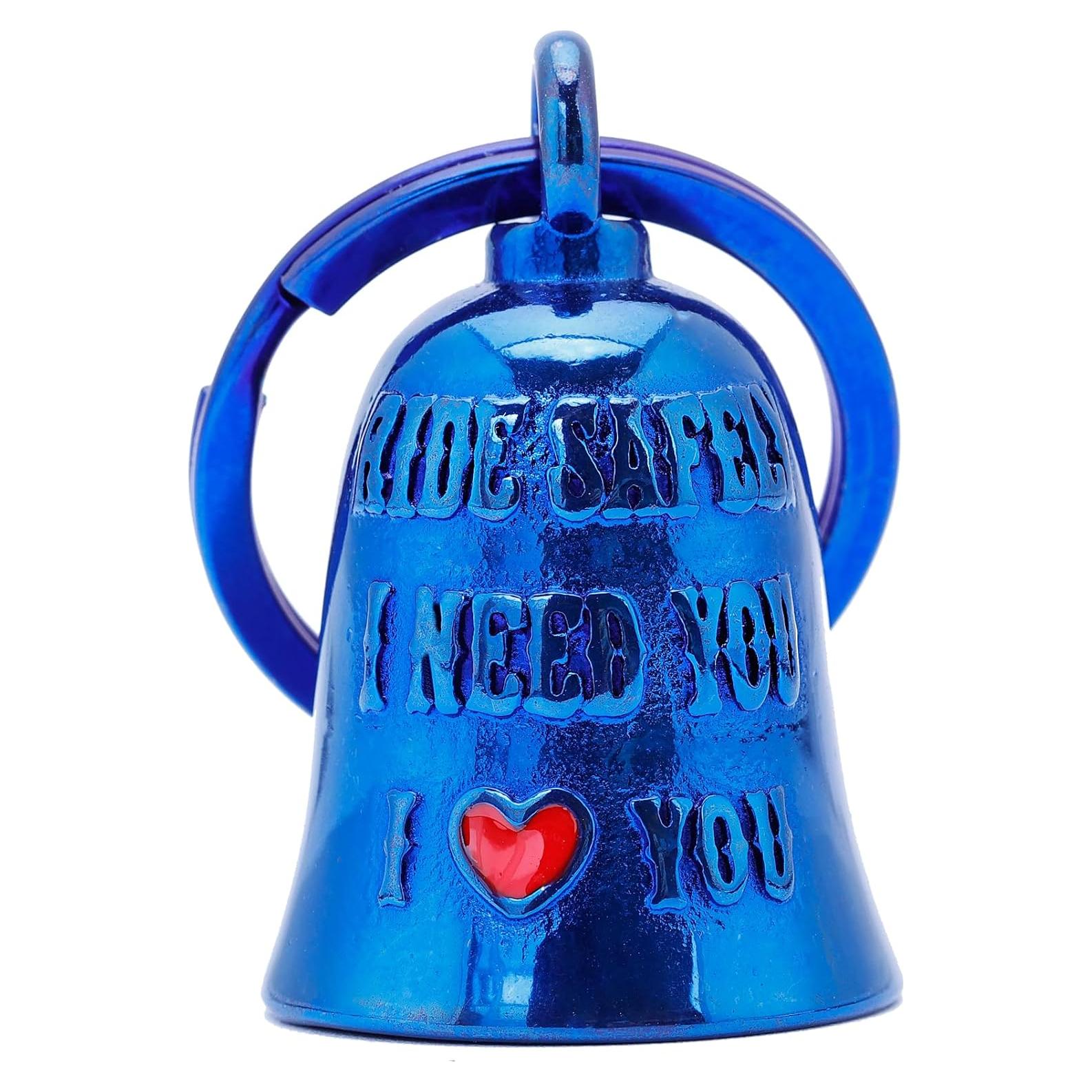 Campana de Motocicleta CYZBTBl 3D Azul - Accesorio de Seguridad