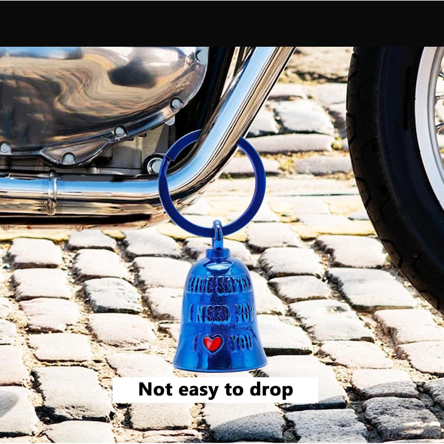 Campana de Motocicleta CYZBTBl 3D Azul - Accesorio de Seguridad