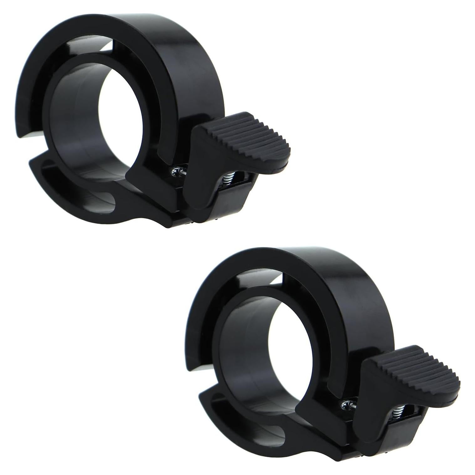 Timbre de Bicicleta Oculto CChiai 2PCS Aluminio Negro 90dB
