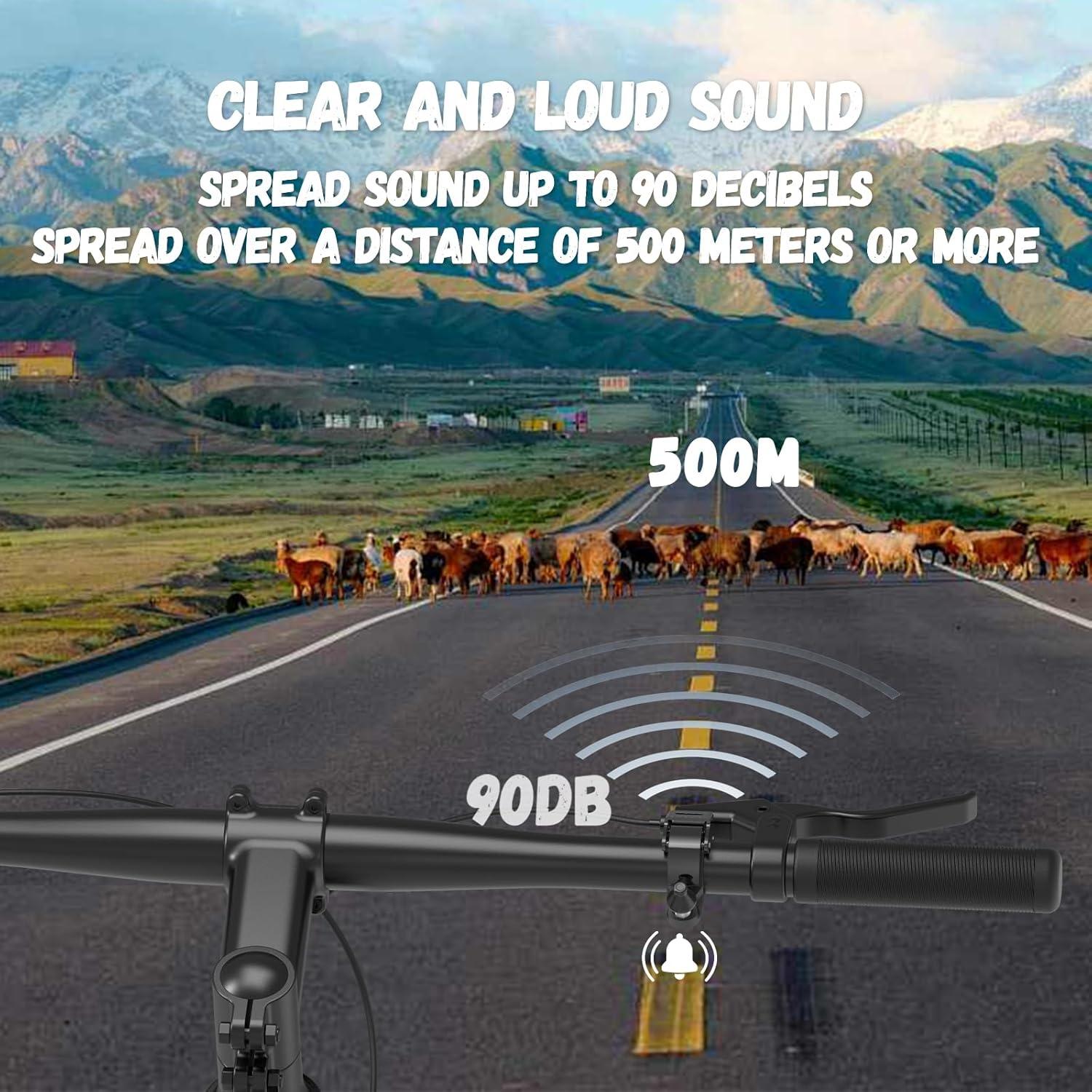 Campana de Bicicleta CJAID de Aluminio para Manillar 22-24mm