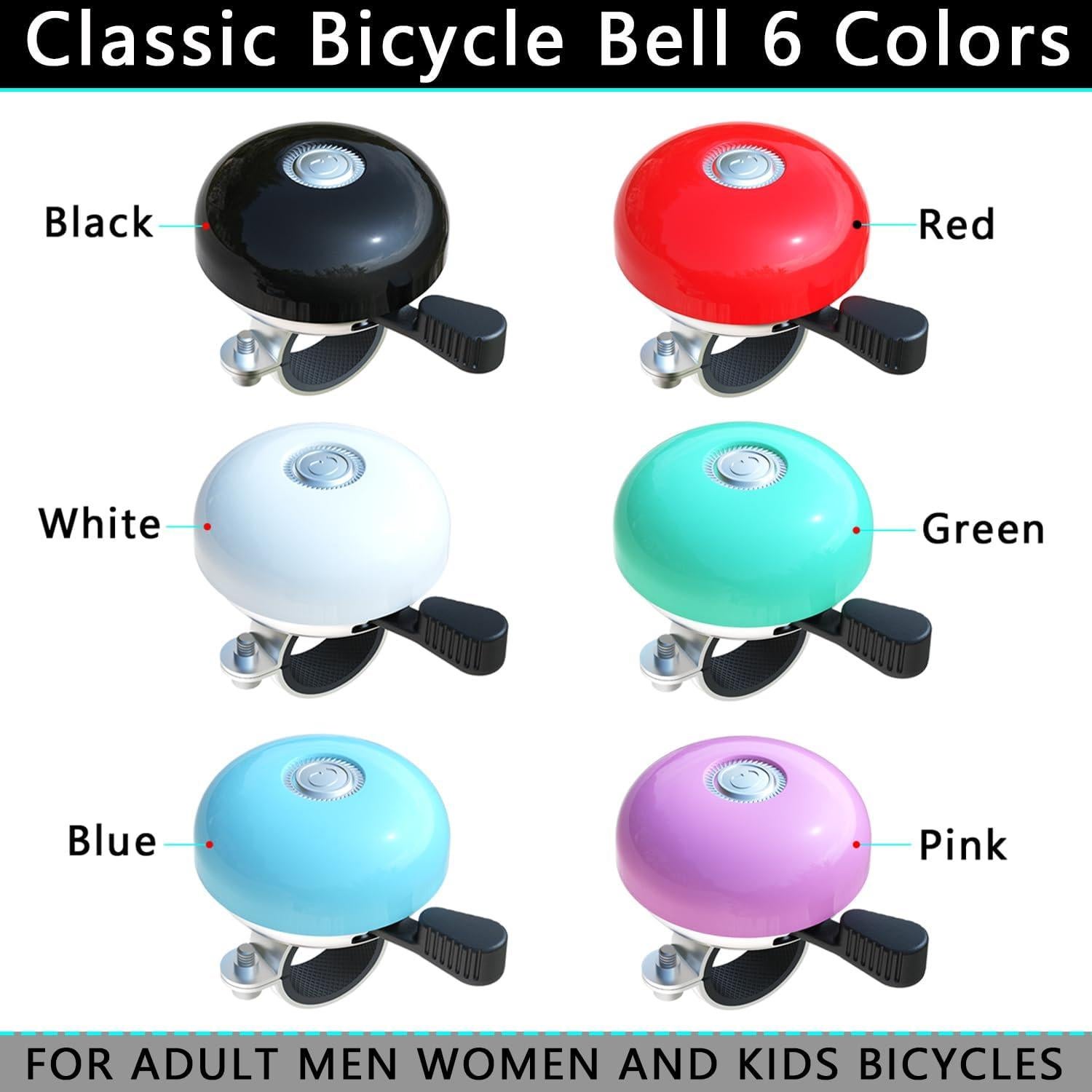 Campana de Bicicleta Greallthy Clásica Rosa para Manillar