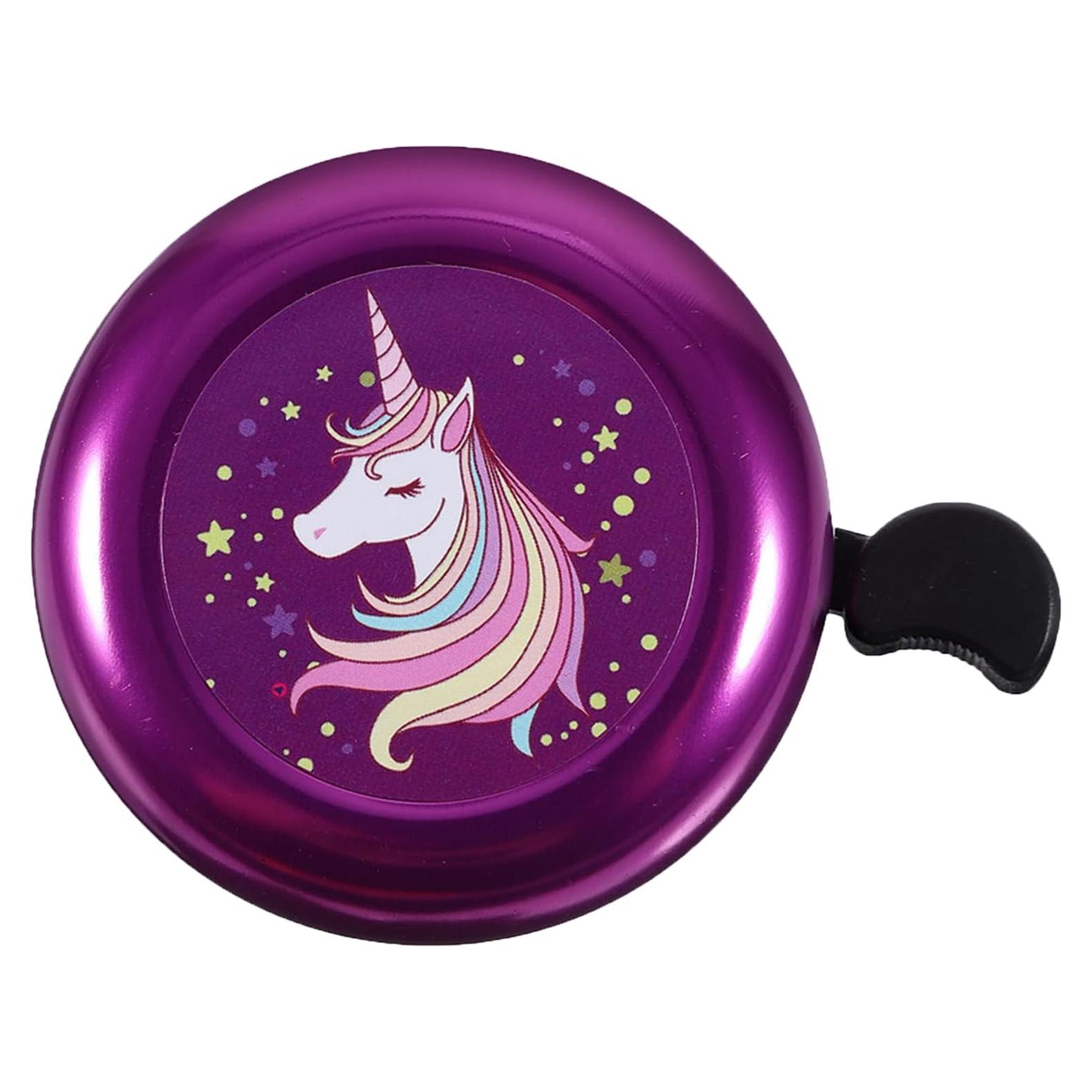 Campana de Bicicleta Unicornio Awleynz Rosa Púrpura 22mm