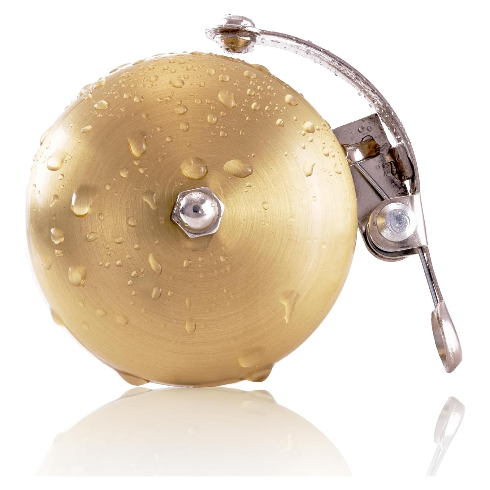 Campana de Bicicleta SUNNANDAEG Dorada 5.7cm Sonido Claro