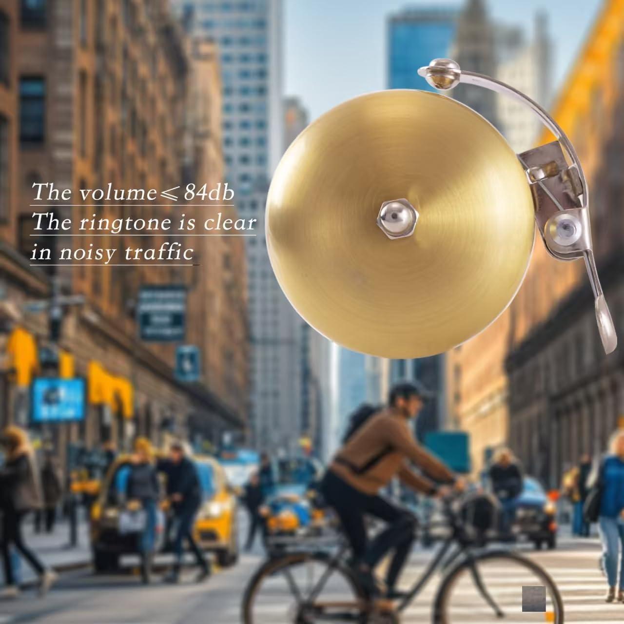 Campana de Bicicleta SUNNANDAEG Dorada 5.7cm Sonido Claro