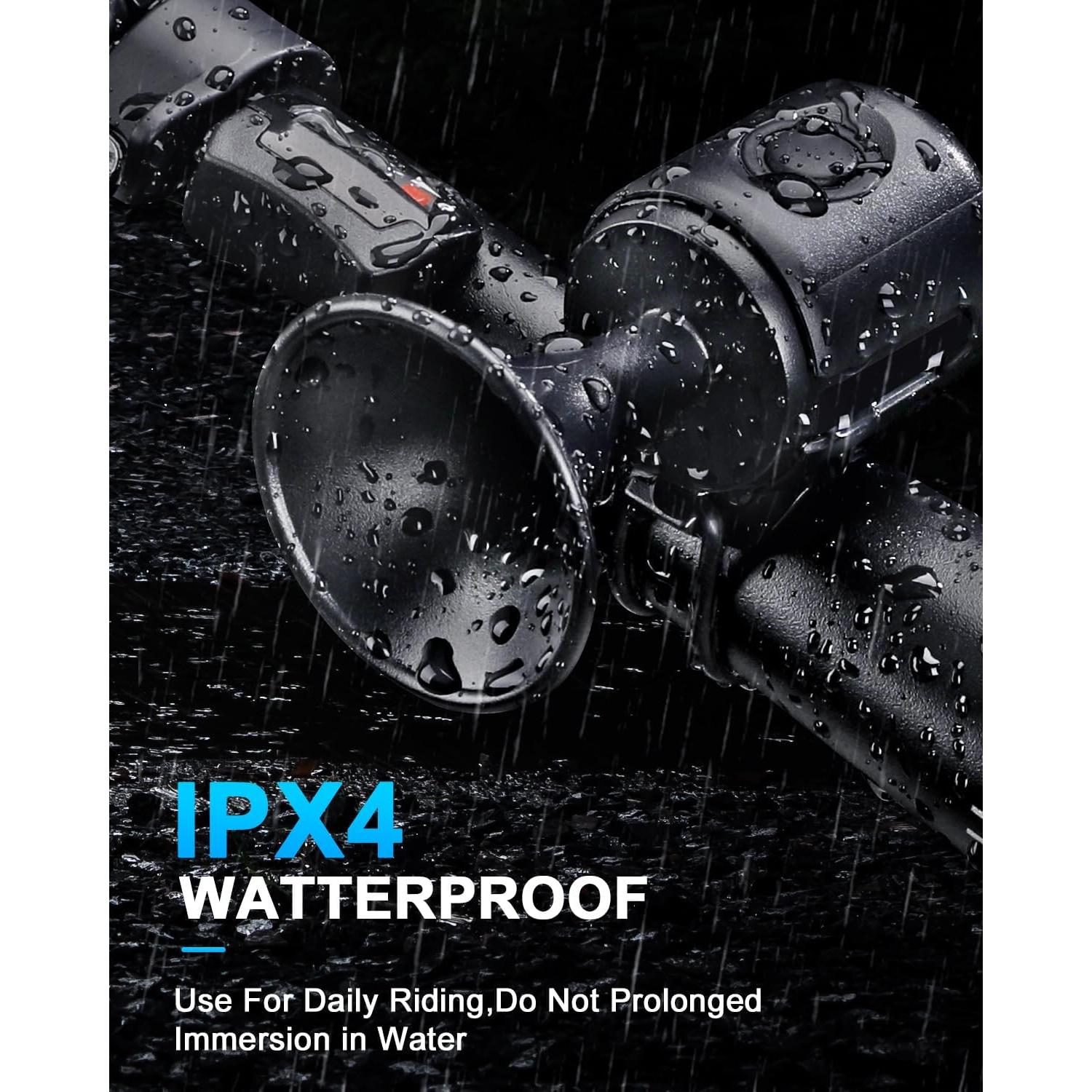 Timbre Eléctrico para Bicicleta POWVINE 130db Montaje Manillar