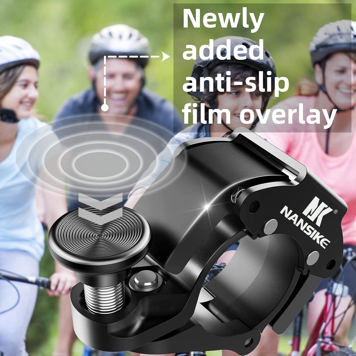 Campana de Bicicleta NANSIKE Mini Aluminio 100 dB Manillar 22-24mm