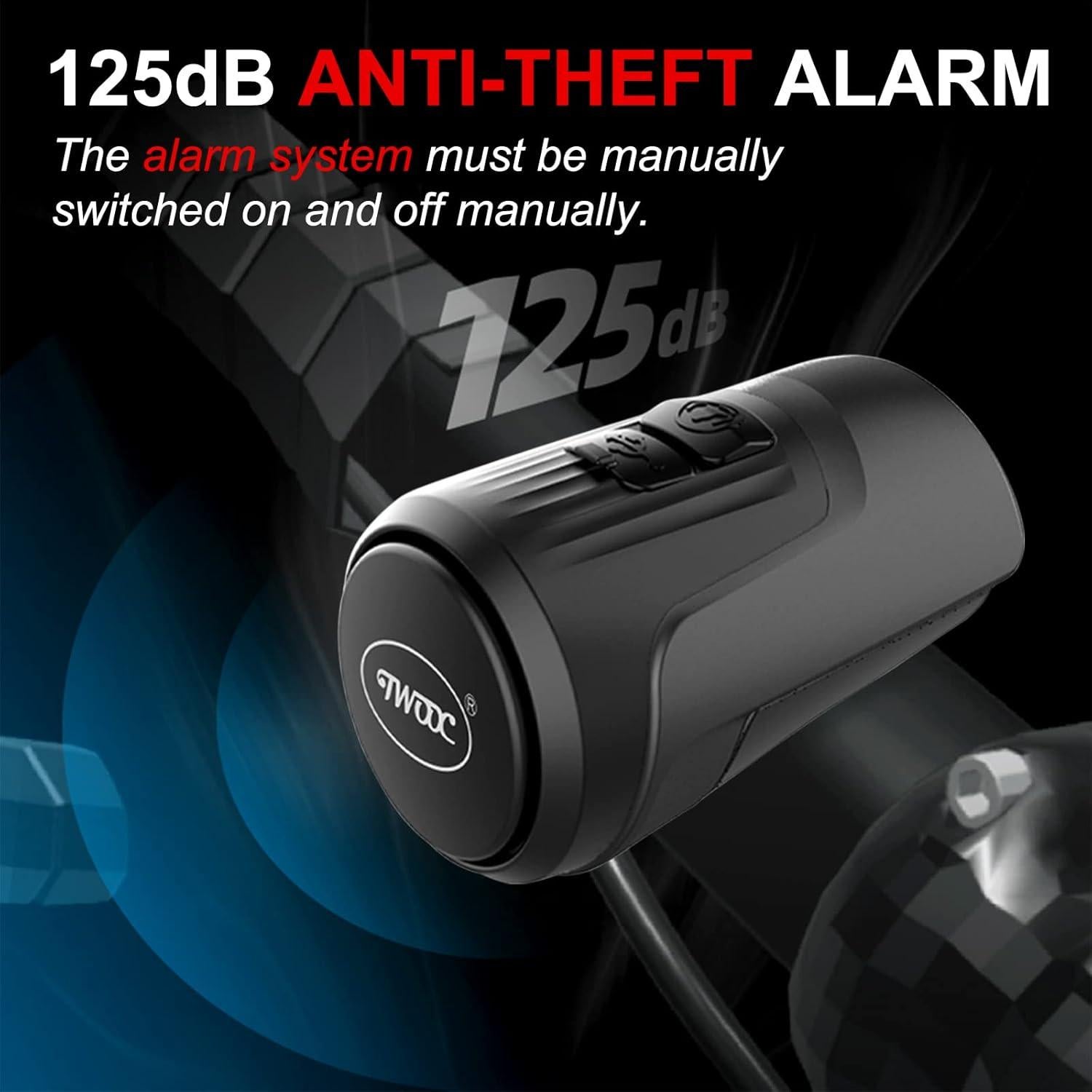 Timbre Electrónico BSSOK EH-1 125dB Recargable USB Impermeable