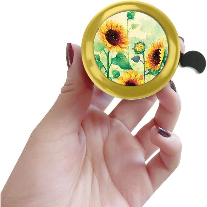 Timbre de Bicicleta WIRESTER Floral de Aluminio 5.38 cm