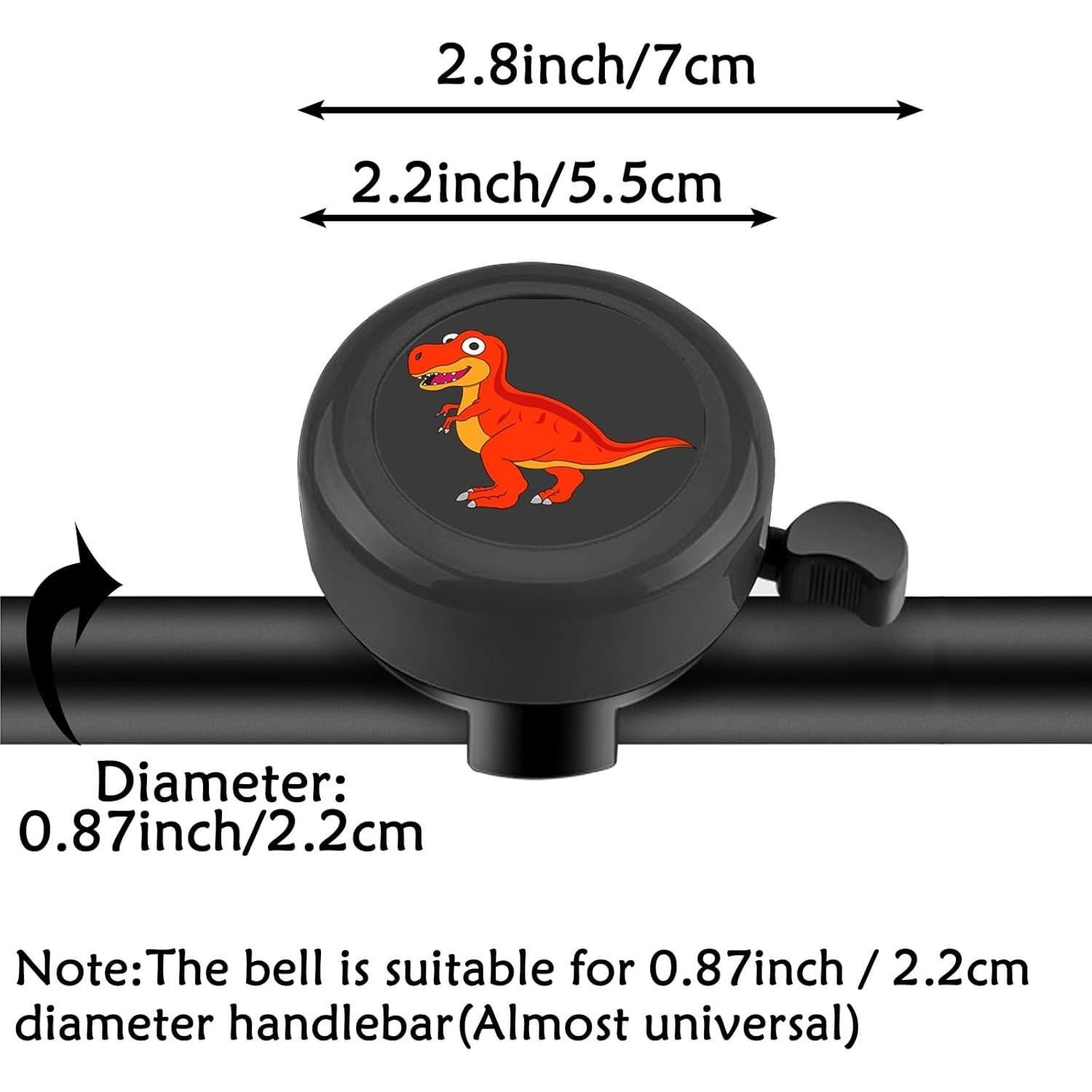 Campana de Bicicleta para Niños YeloYolker T-Rex Caricaturesca