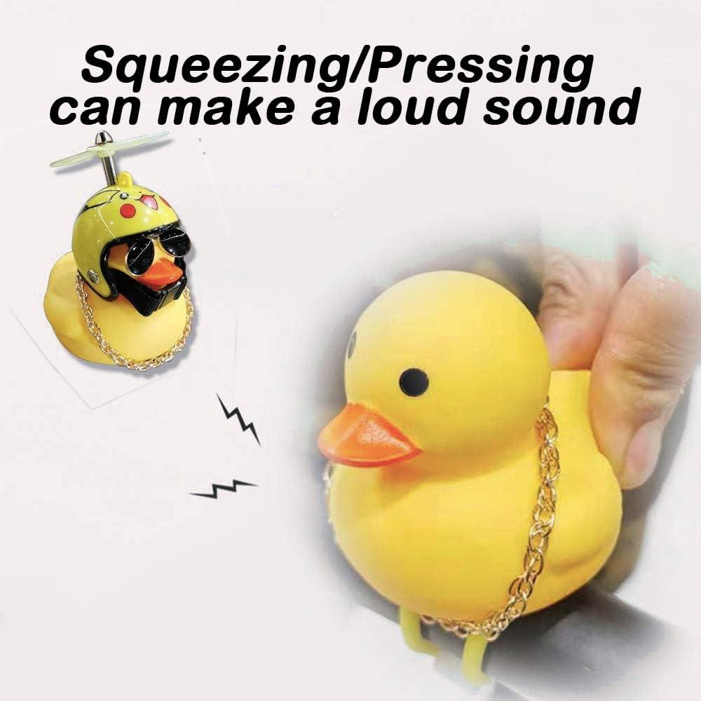 Timbre de Bicicleta ACEDOAMARE Pato Amarillo con Luz LED