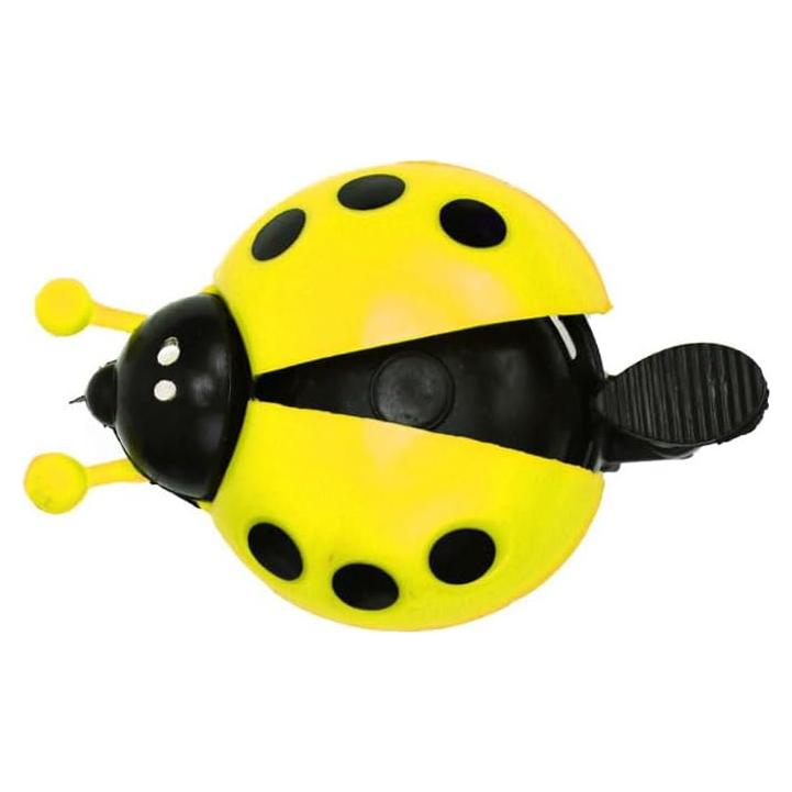 Timbre de Bicicleta Leheybia Mariquita Amarillo 9x4.5x5 cm