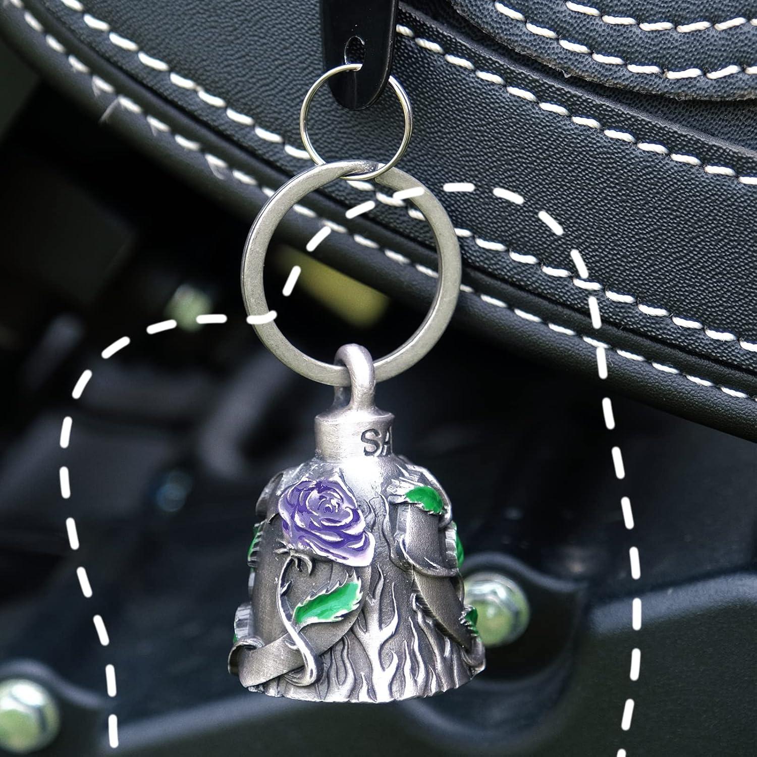 Campana de Motocicleta GARGOYLE BELLS Rosa Púrpura 3cm