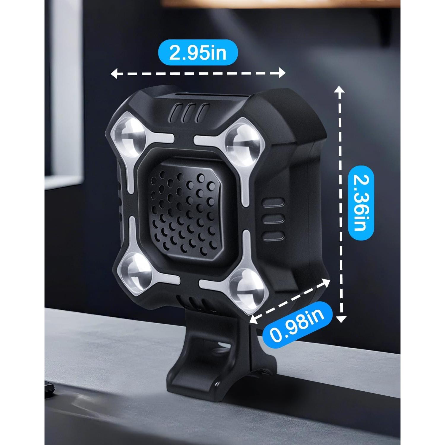 Bocina Eléctrica EQIIO OJ-781 140dB con Luz LED Recargable
