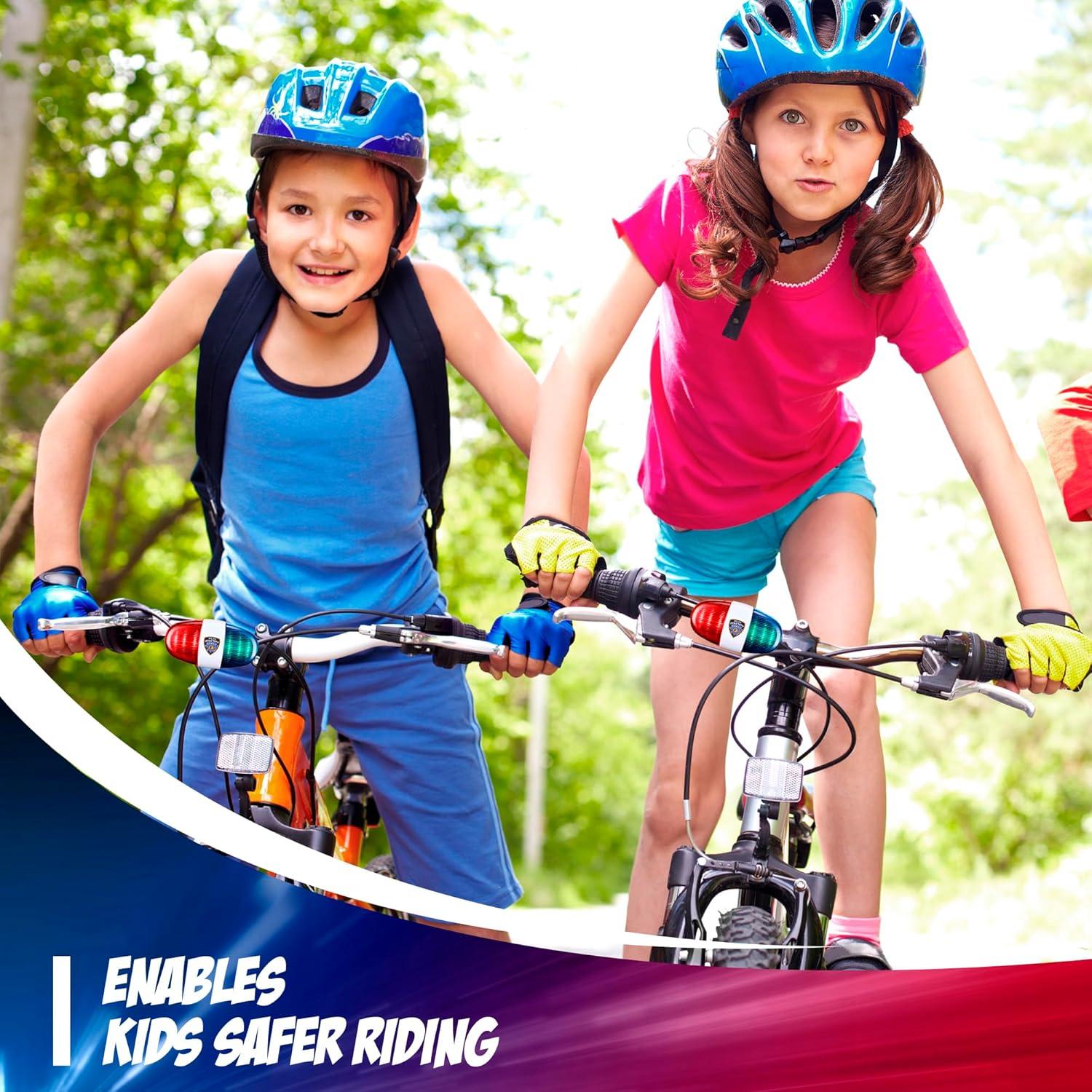 Luces LED para Bicicleta KidsTech - Sirena Electrónica 5 Luces