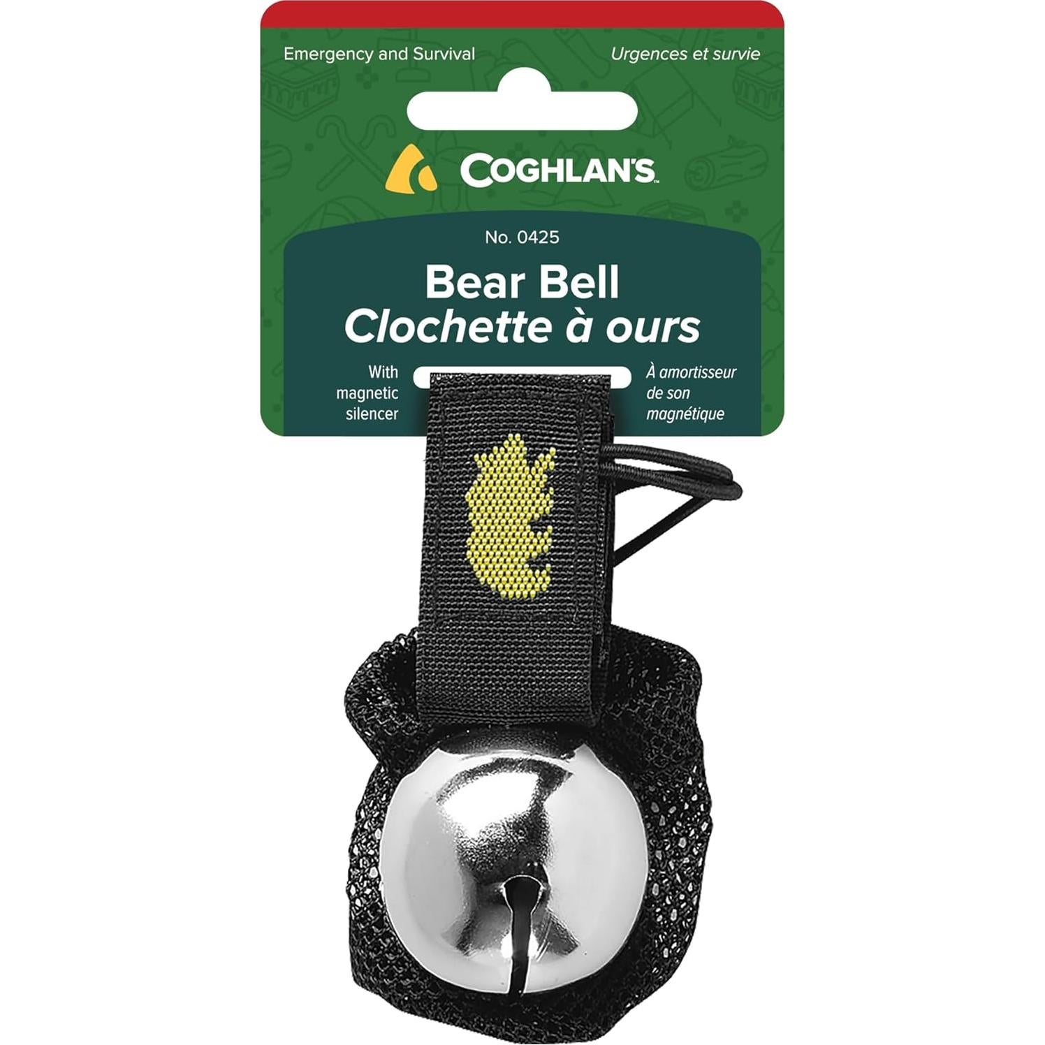 Campana para Osos Coghlan con Silenciador Magnético - Plata