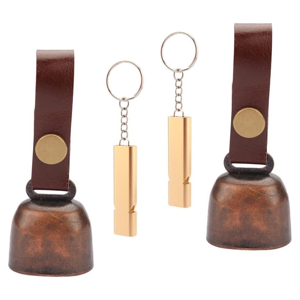 Campanas de Oso kcrygogo con Silbato de Emergencia - 2 Juegos