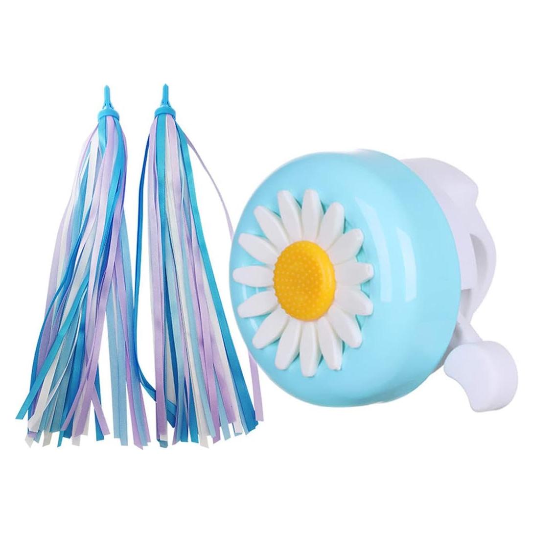 Timbre de bicicleta PLATT para niños con streamers - Azul