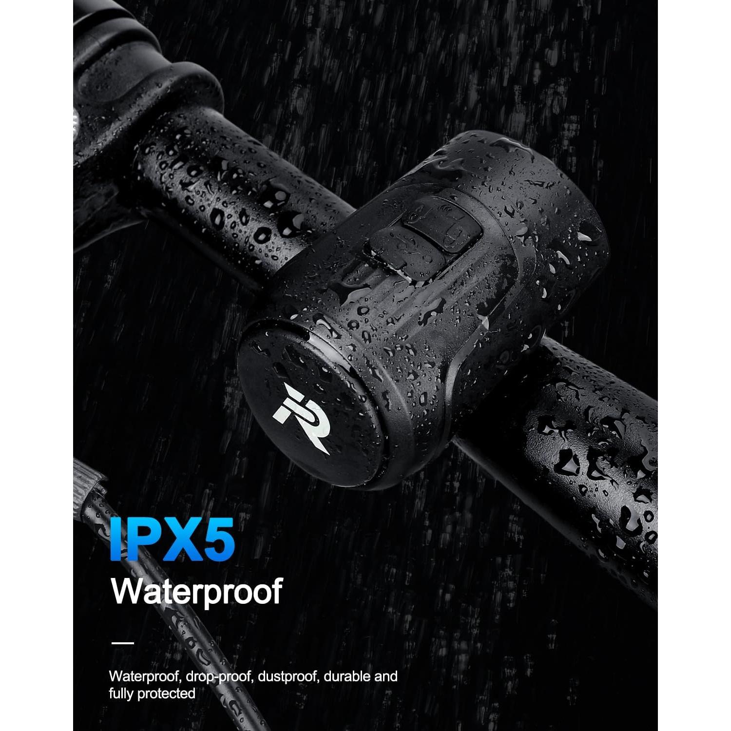 Timbre de Bicicleta Eléctrico EQIIO EH-1 125dB Recargable USB