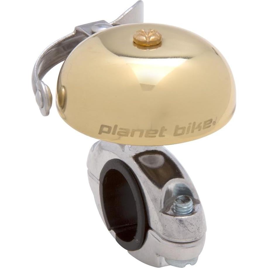 Campana de Seguridad Clásica Planet Bike de Acero Latón 22.3-26mm
