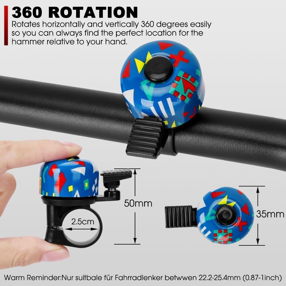 Campana de Bicicleta Kutrick Mini 120db para Niños y Adultos