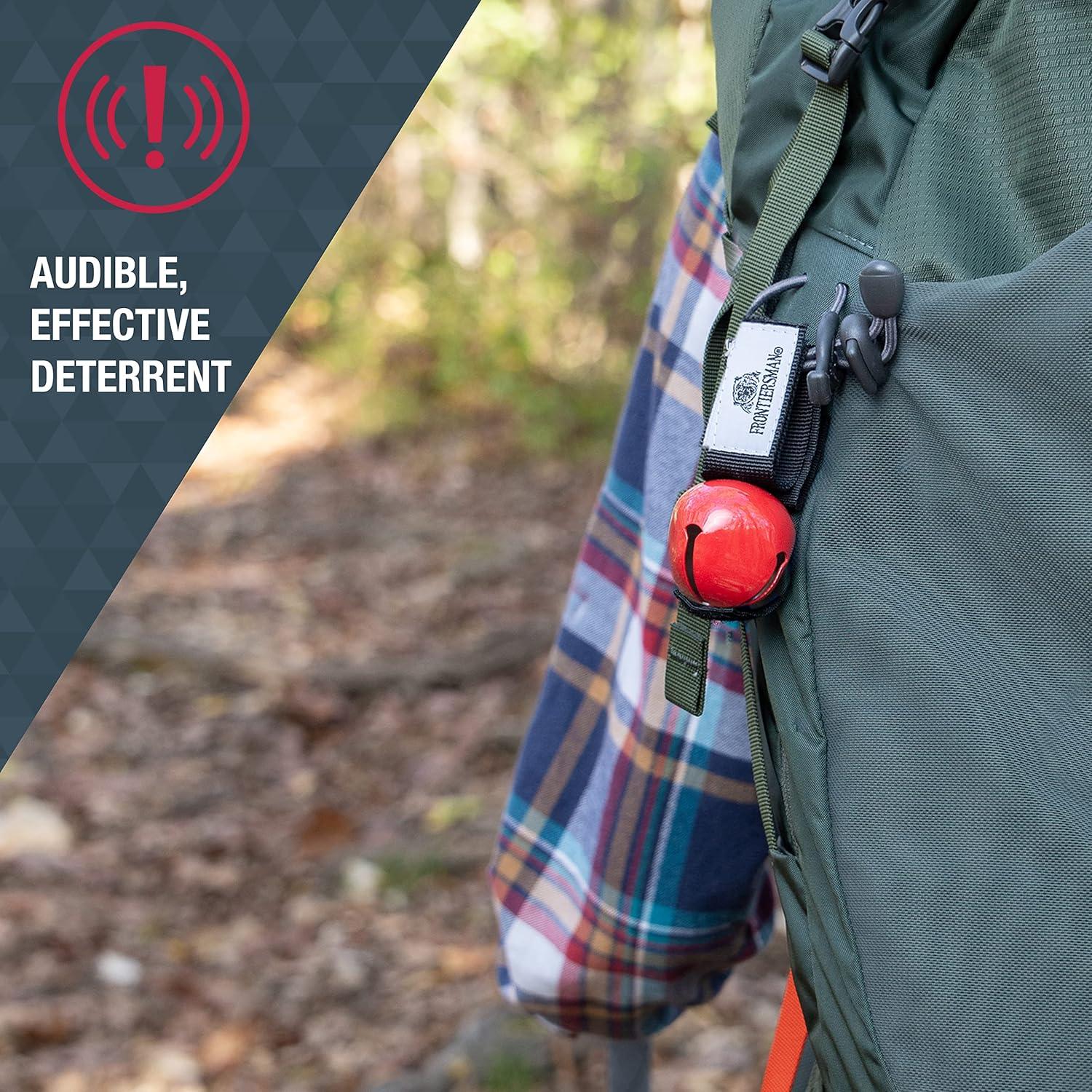 Campanita para Osos SABRE BB-01-RD, Silenciador Magnético, Rojo