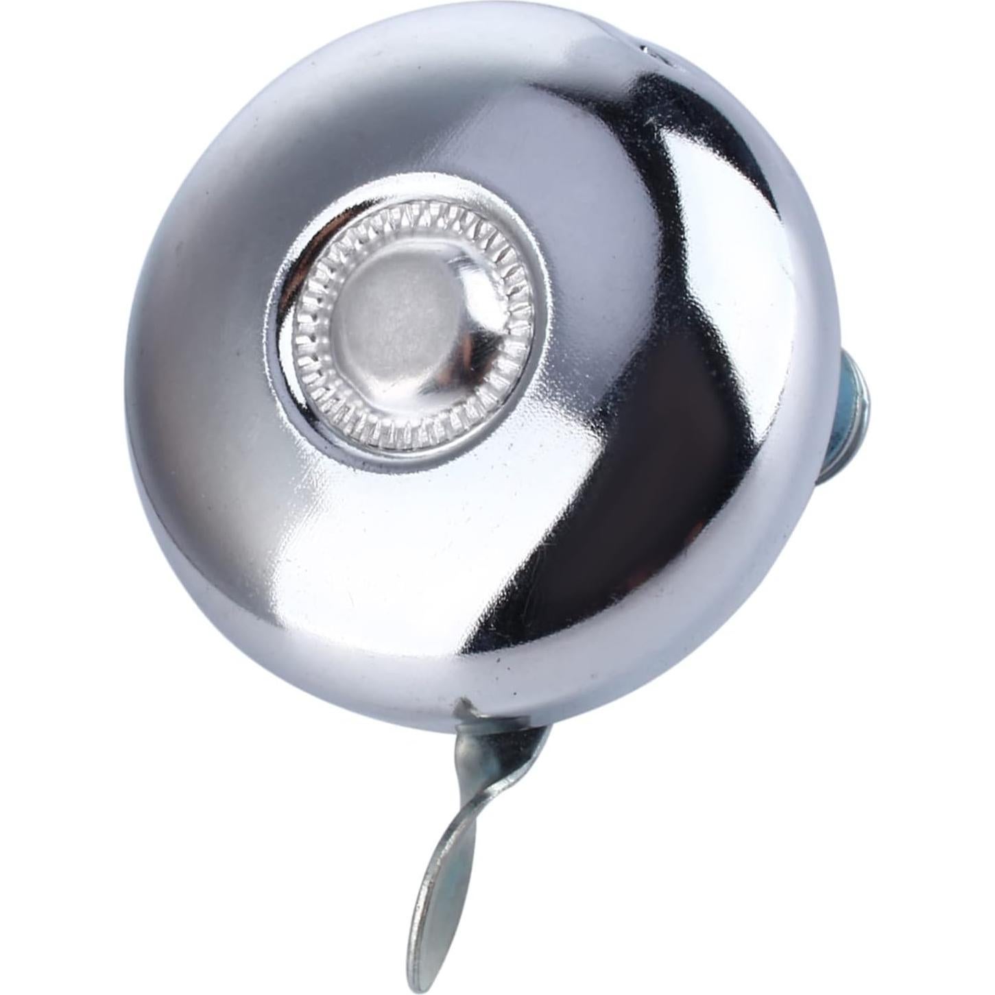 Campana de Ciclismo Retro DAUERHAFT de Metal Plateado 5cm